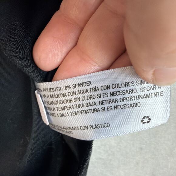 Mossimo Top Womens M Black Velvet Open Shoulder Whimsygoth Vampire Goth Eyelet - Picture 7 of 8